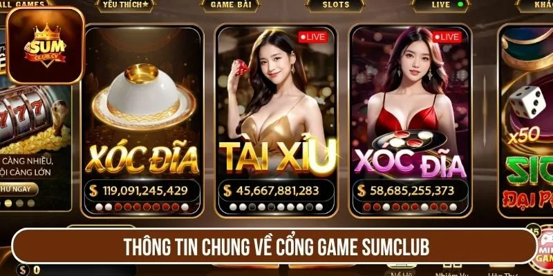 Thông tin về thương hiệu cổng game SUMCLUB